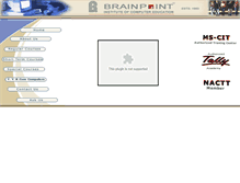 Tablet Screenshot of brainpoint.net